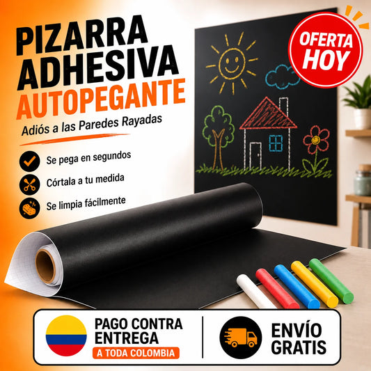 Pizarra Adhesiva Autopegante | Ya No Más las Paredes Rayadas